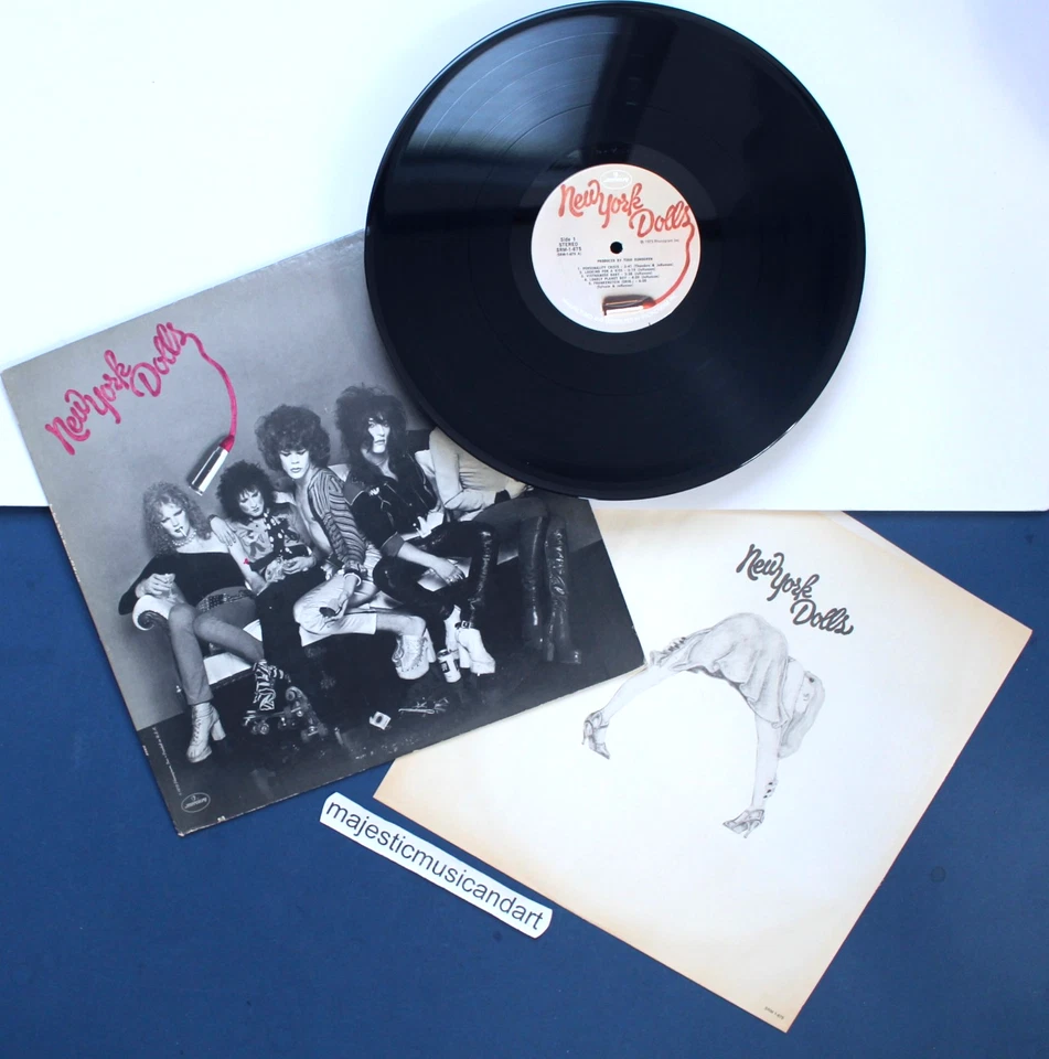 PRISTINE ORIGINAL 1973 STERLING PUNK MASTERPIECE THE NEW YORK DOLLS VINYL LP NM - Image 2 of 4