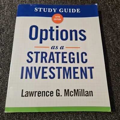 Study Guide for Options as a Strategic Investment 5th Edition