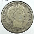 1907-O 50C Barber Half Dollar (89690)