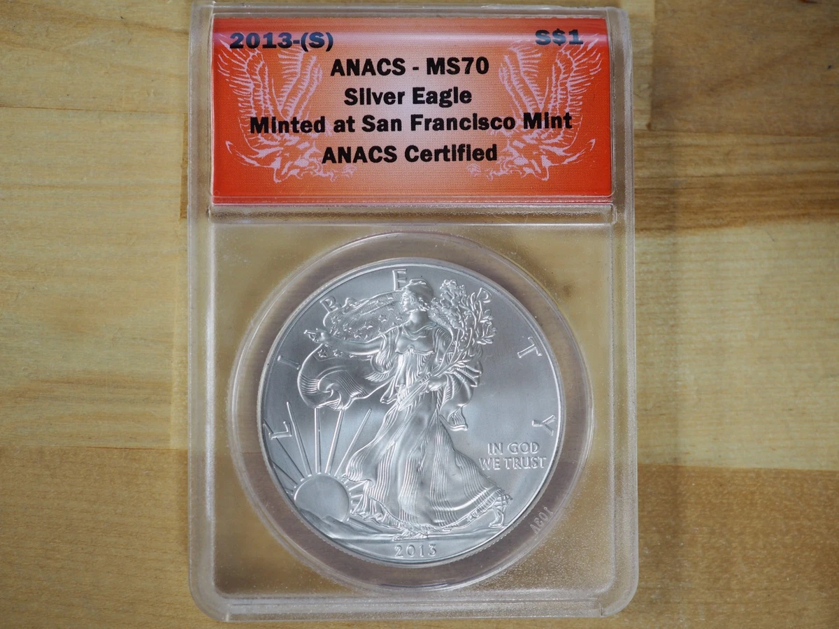 American Eagle MS 70 Graded 2013 Silver Bullion Coins for sale | eBay