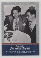 2001 Upper Deck Pinstripe Exclusives Joe DiMaggio Dom #JD2 HOF 1s8