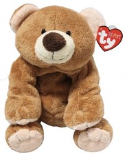 Slumbers Bear TY Pluffies MWMT Retired 2002 Plush w/ Tag Protector
