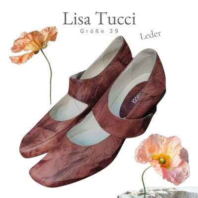 Lisa Tucci Absatzschuhe Lederschuhe Damenschuhe Absatz Leder Gr. 39 Neuwertig