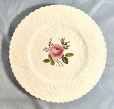 Vintage Spode Billingsley Bridal Pink Rose,Lace Bone China 10.5” Plate,England