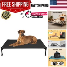 Outdoor Elevated Dog Bed Large Sized Dogs, Large Cooling Raised Dog Cots Beds...