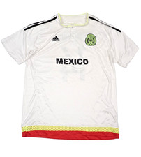 Adidas Mexico National Team Chicharito Soccer Football Jersey XL Mens White 2015