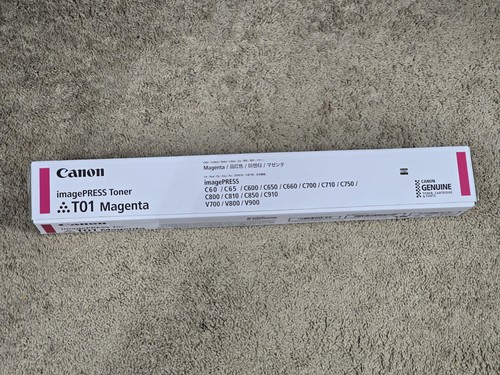 Canon T01 Magenta ImagePress Toner Cartridge 8068B001AA New Sealed - 第 1/1 張圖片
