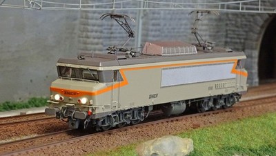 Ls Models 10333S E-Lok DC 6568 SNCF, betongrau, orange, Logo Nr