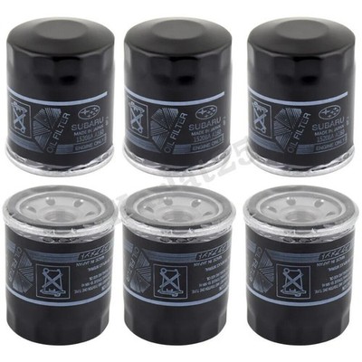 OEM Subaru Engine Oil Filter 6 PACK 15208AA160 for Impreza Legacy Forester