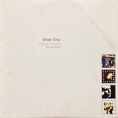 Brian Eno - Original Masters - Netherlands Promo CD Sampler - FREE US Shipping!
