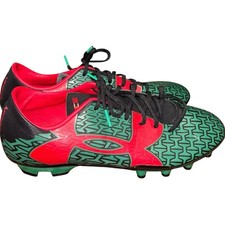 Under Armour Men's CF Force 2.0 FG Soccer Cleats green red black NWOT size 11