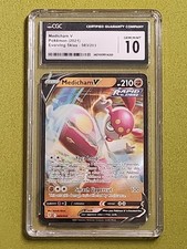 CGC 10 Pokémon TCG Pokémon Medicham V Medicham Ultra Rare Holo 