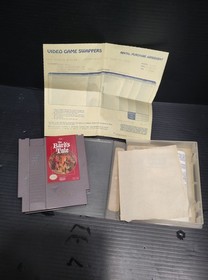 The Bard's Tale NES Nintendo 1991 FCI Cartridge Rental Case Power Line Insert
