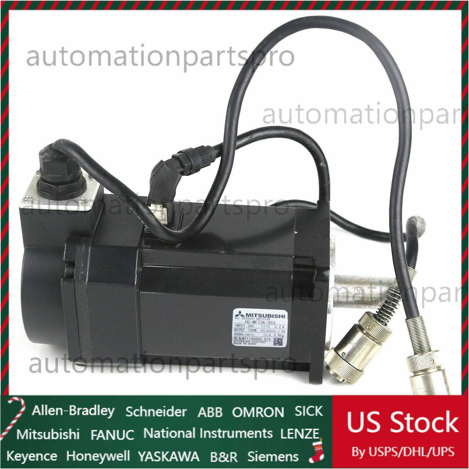 MITSUBUSHI HC-MF73K-D53 AC SERVO MOTOR HCMF73KD5 New In Box Expedited Shipping