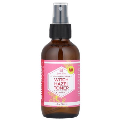 100% Organic & Natural, Witch Hazel Toner, 4 fl oz (118 ml)