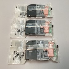 Mixed Lot of 3 OEM Brother LC205 XXL Ink Cartridges: 2 Cyan 1 Magenta - Bags