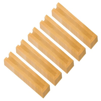 50pcs Yellow Bread Sleeves Paper Bread Bag with Window Bread Bag Biscuit Bag