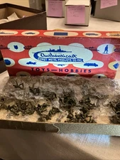 Miniature Set By Authenticast,pieces are new box is worn. 