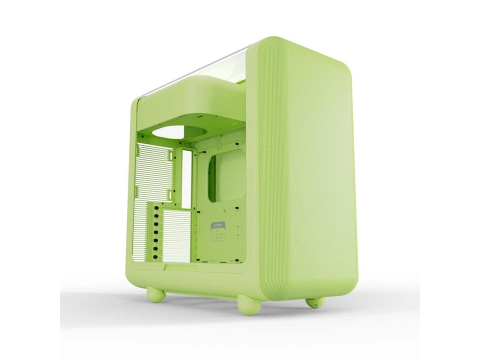 HYTE CS-HYTE-X50G-MM Green ABS / Steel / Tempered Glass ATX Mid Tower Case - Image 2 of 4