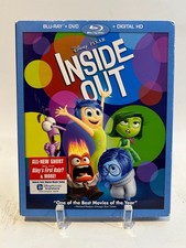Inside Out Blu-Ray/DVD, 2015, w/ DIGITAL CODE 