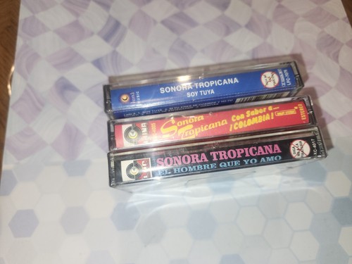 Sonora Tropicana 3 Cassettes Originales Musica Latina New Sealed - Picture 3 of 6
