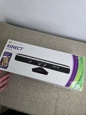 Microsoft Xbox 360 Kinect Connect Black Sensor Bar Open Box W/ Kinect Adventures