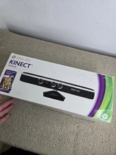 Microsoft Xbox 360 Kinect Connect Black Sensor Bar Open Box W/ Kinect Adventures
