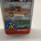 Hot Wheels HW Flames 1:64 Diecast 5-Car Set '68 El Camino '69 COPO Corvette — photo 3