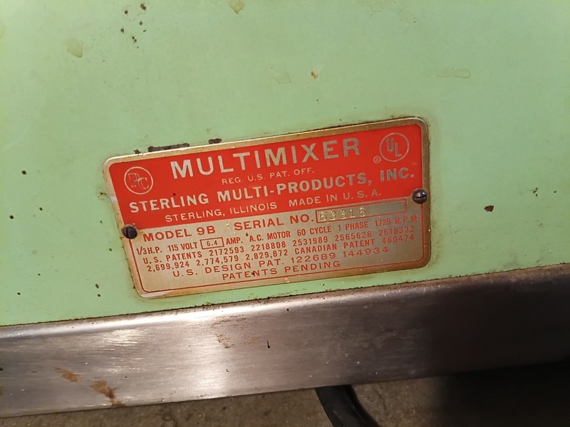Sterling Multi Products Mixer