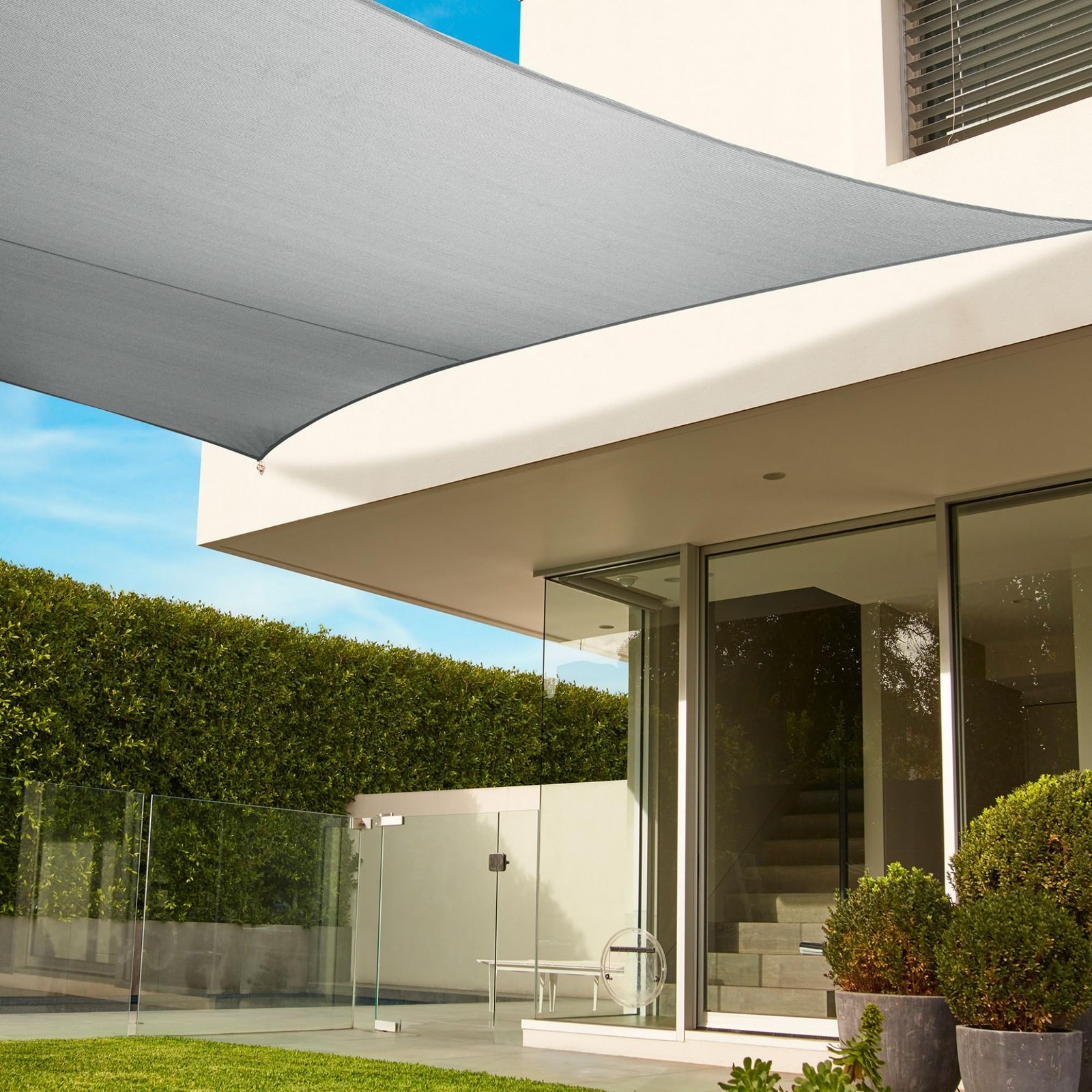 КОМПЛЕКТ ПАРУСОВ COOLAROO PREMIUM SHADE SQUARE 179 COOLAROO-459604-СЕРЫЙ - КАМЕНЬСЕРЫЙ 63890₽