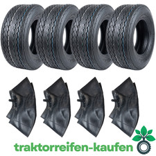 4x 18x8.50-8 6PR Speedways +4x Schlauch TR13 Golf Cart, Golfwagen Buggy 205/60-8