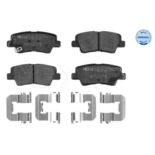 Plaquettes de frein Meyle 0252533715W pour Ssangyong et Kia