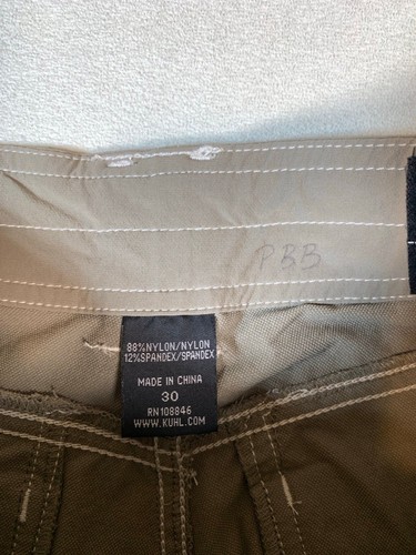 Kuhl Shorts Mens 30 Brown Ramblr Zip Pockets Patina Dye Outdoor Hiking - Picture 3 of 6