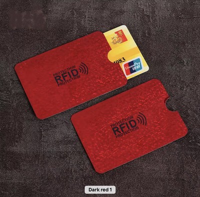 2 RFID Blocking Sleeves CreditCard Protector Holder Theft Protection Fancy Color
