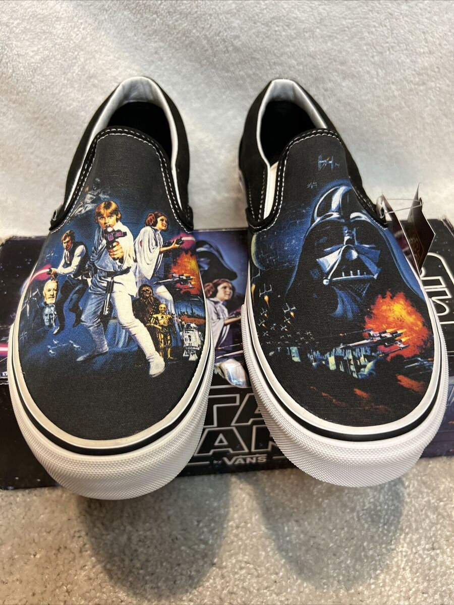 Vans x Star Wars Classic Slip On A New Hope Size 10 Vans x Star Wars Classic Slip On A New Hope Size 10