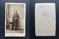 Numa, Paris, Camillo Sivori, violoniste Vintage cdv albumen print.