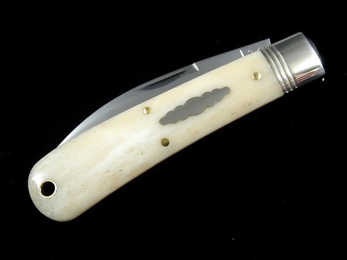 GREAT EASTERN GEC NORTHFIELD SMOOTH WHITE BONE VIPER KNIFE RARE SFO MIT 470123 - Picture 8 of 13