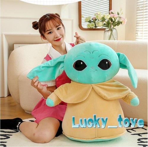 65cm Mandalorian The Child Giant Baby Yoda Plush Doll Stuffed Toy Plushie Pillow - Picture 13 of 15