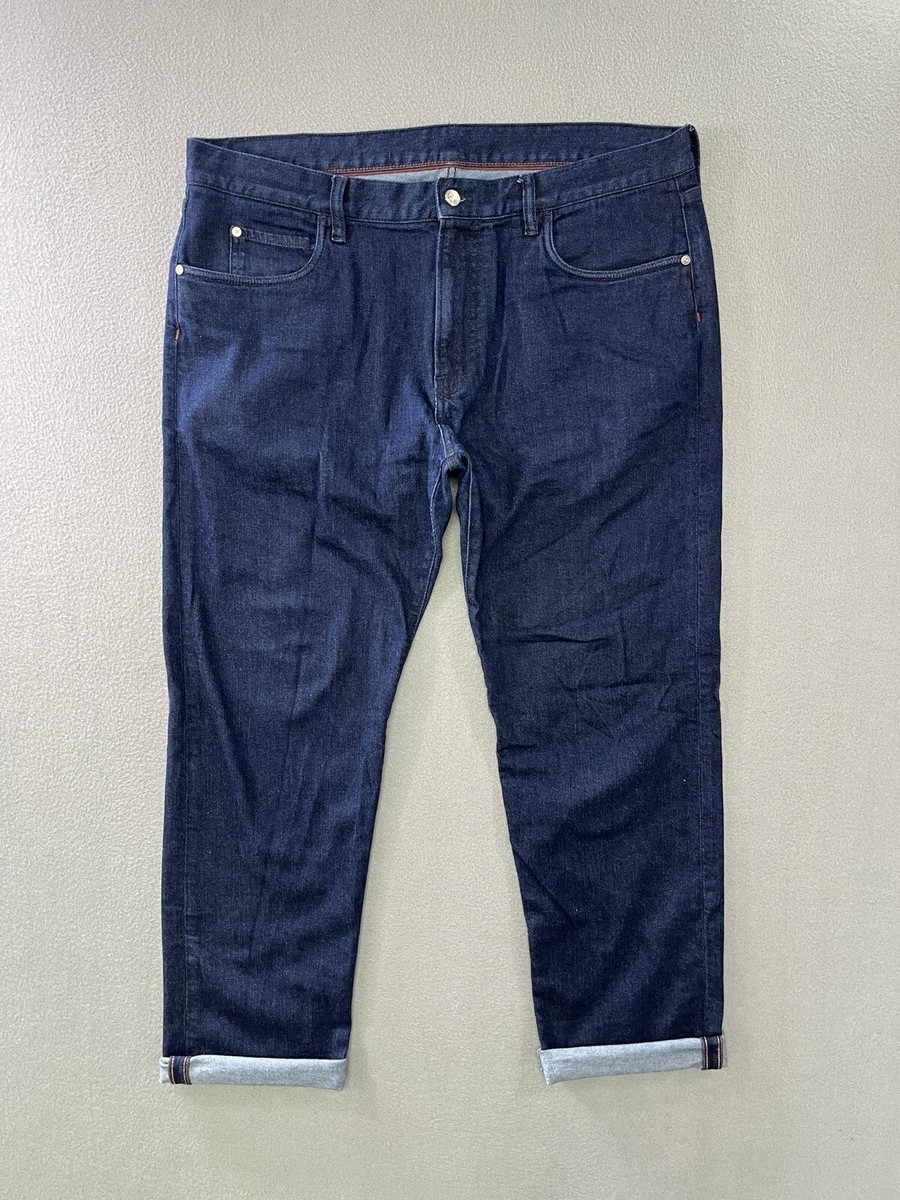 Loro Piana ロロピアーナスキニーデニム【40】 Loro Piana Kurashiki Denim Jeans 40 Men's 40x32 Blue Stretch