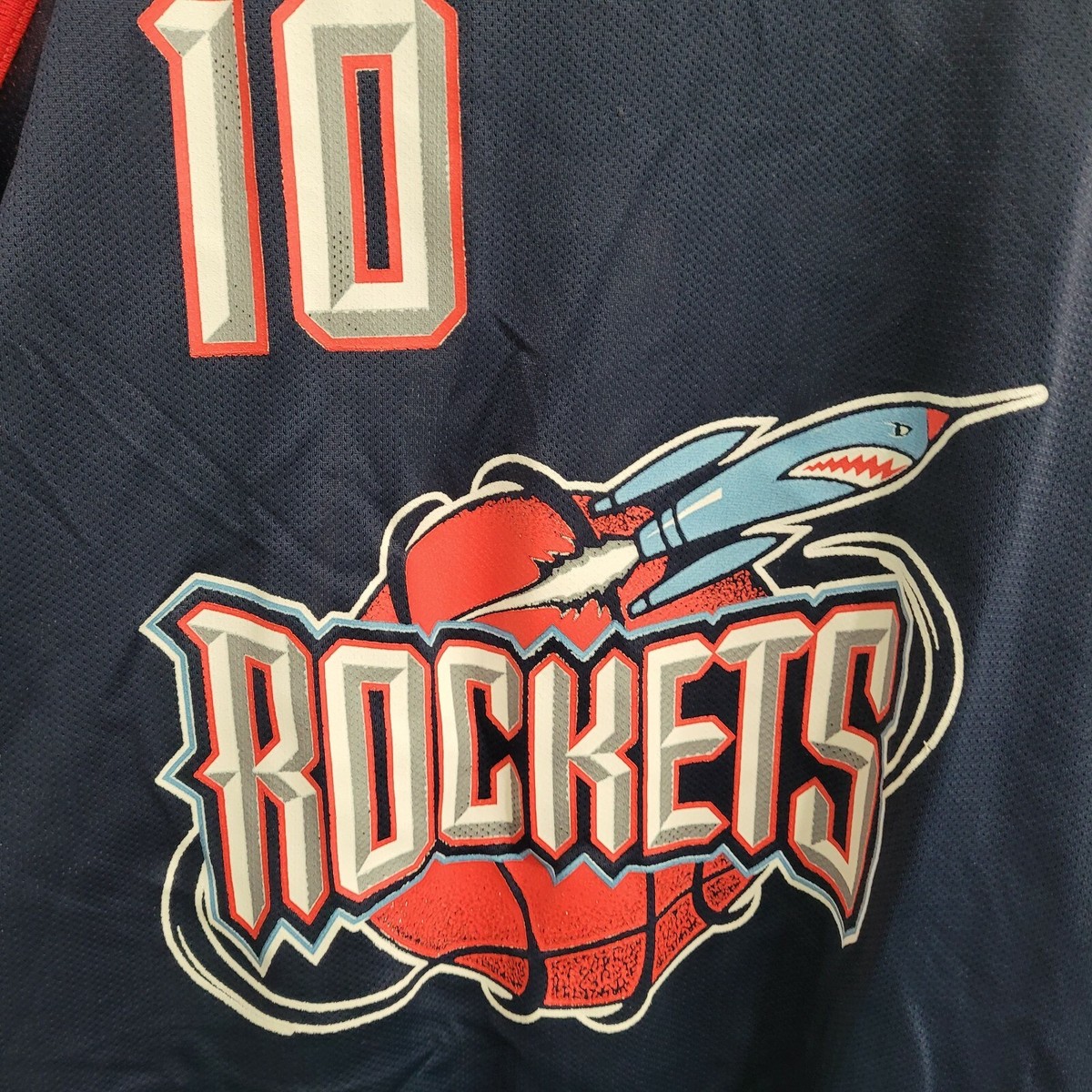 Rare VTG 90s NBA Champion Houston Rockets Sam Cassell 10