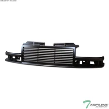 Topline For 1998-2004 S10 Blazer/Pickup Horizontal Front Bumper Grille - Black