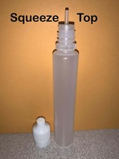 New Travel size 1 Oz Empty Plastic Bottles w/ Dispensing cap (20 PACK HOT BUY!)