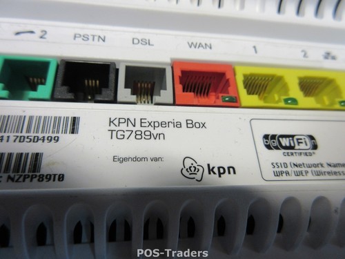 Routeur sans fil Gigabit EX PSU pour passerelle KPN TG789vn VDSL2, 4LAN, 1WAN, 1FXO, 2FXS - Photo 3/3