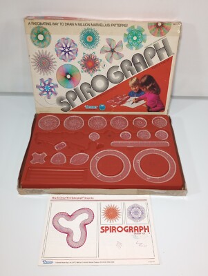 Spirograph Art Set Vintage Kenner Craft Kit *Missing Piece's* 