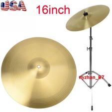 US 16"Professional Copper 0.7mm Thin Crash Cymbal for Drum Percussion Instrument
