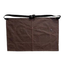 STOCK MFG Professional Bartender Chef Server Utility WAIST APRON Waxed Cotton