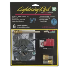 Electric RV Water Heater Conversion Kit LIGHTNING ROD 6 gallon Suburban/ Atwood