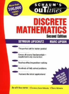 Schaum's Outline of Discrete Mathematics (Schaum's) - Paperback - GOOD