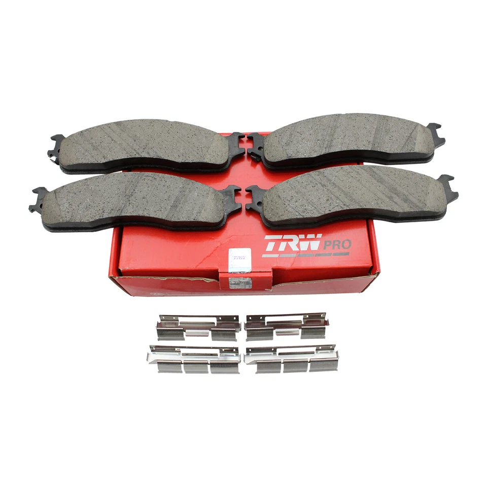 Комплект передних керамических тормозных колодок TRW Pro акустический датчик для Dodge Ram 1500 2500 3500 - Изображение 4 из 4