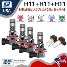 MODIGT CANBUS durable H11*6 LED Headlight Bulbs High and low beam fog lights